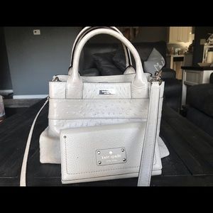 Kate Spade Ostrich Handbag Purse